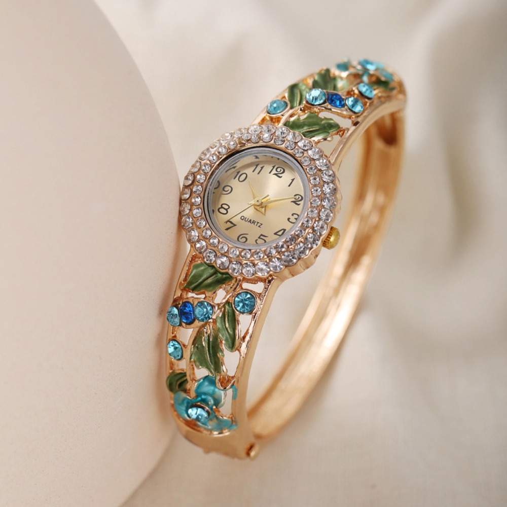 Vintage Fashion Week - Rijk aan bloemen Vintage horloge met