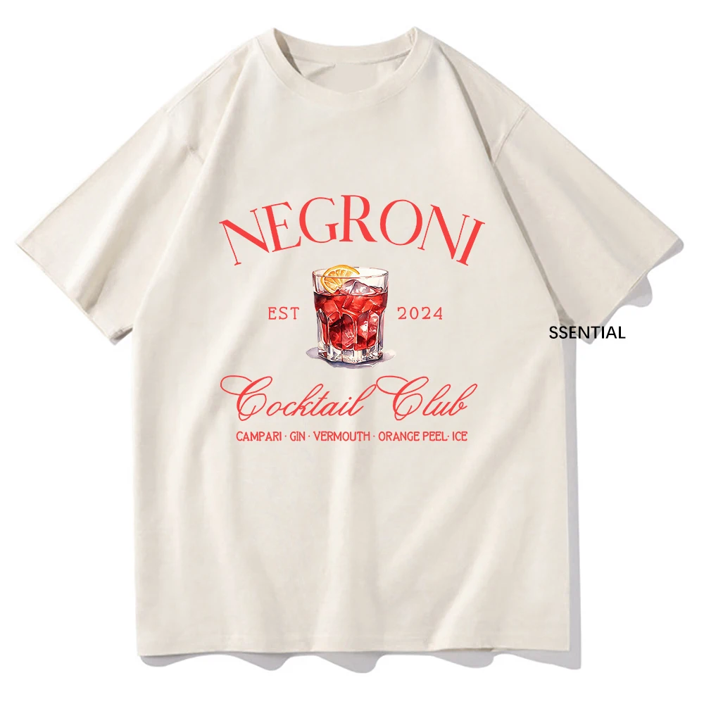 Vintage Fashion Club - Negroni Social Club T-Shirts Mode Mannen/Vrouwen