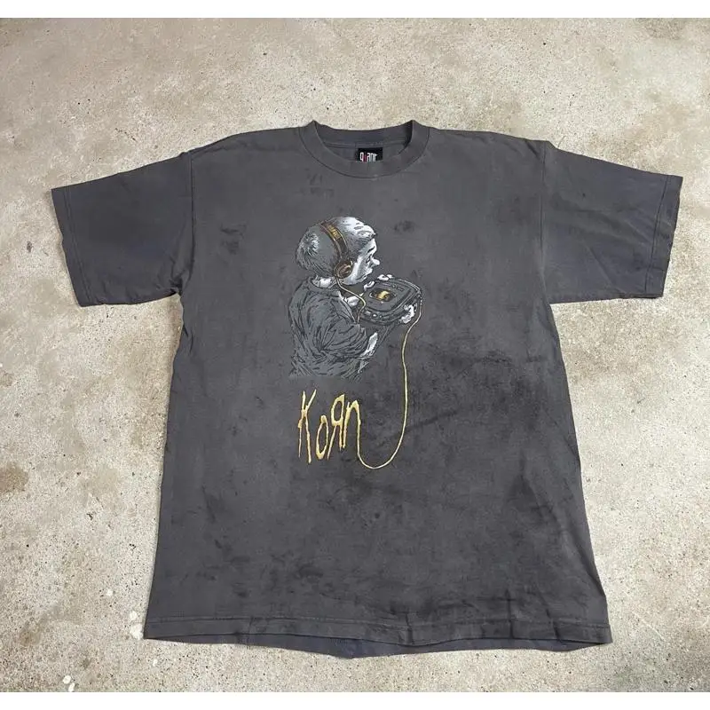 Band Tee Faded 90S - Vintage KORN Follow The Leader T-shirt