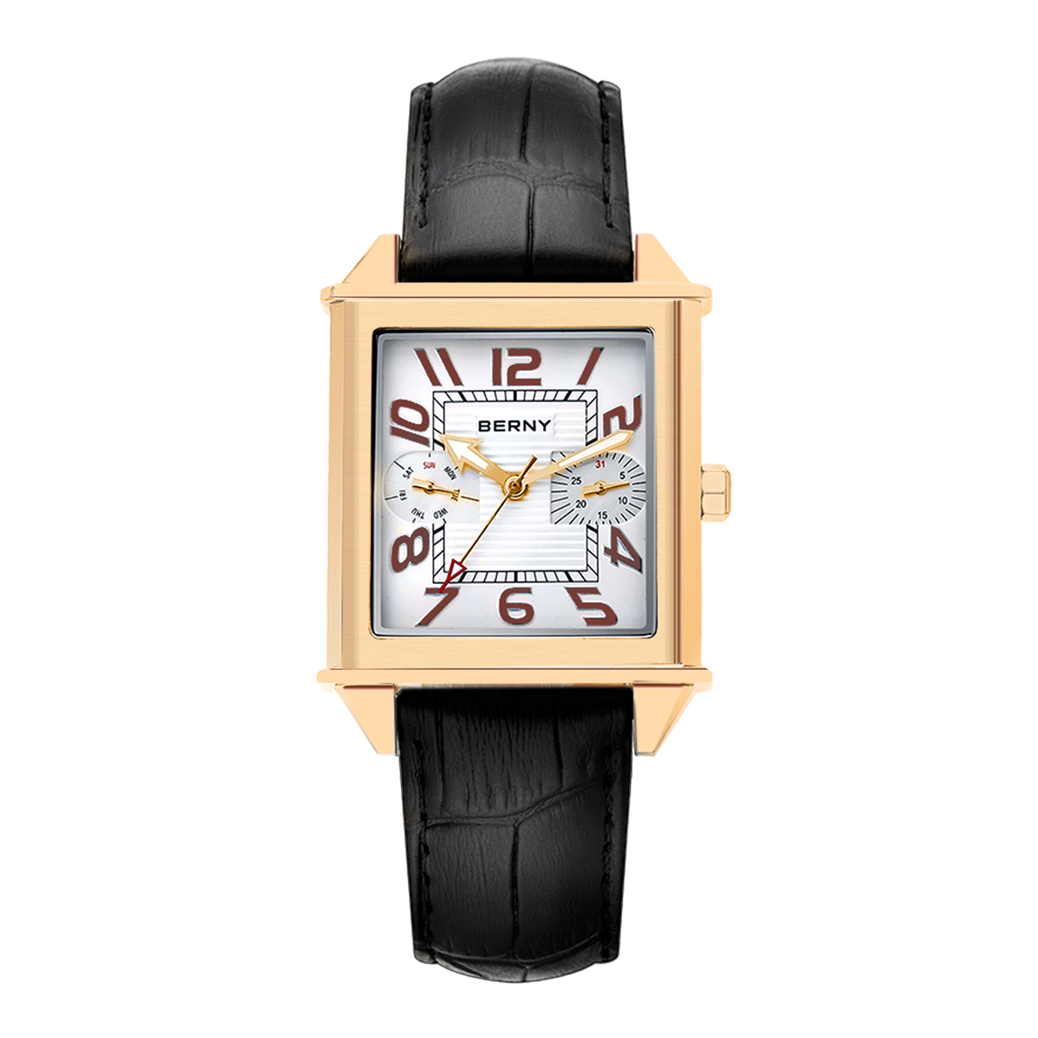 Vintage Fashion Week - BERNY 6P25 Quartz Horloge voor Mannen