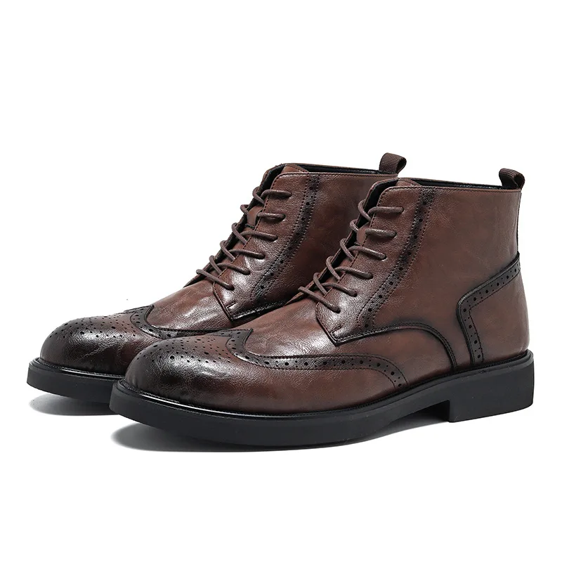 Vintage Fashion For Men - Vintage heren enkel Chelsea laarzen luxe