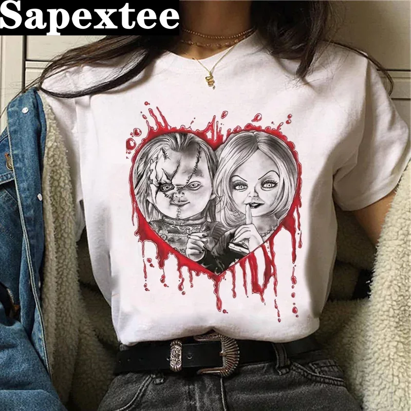 Tie Dye Shirt Vintage - Chucky T-Shirt T-Shirt Vrouwen Print Harajuku