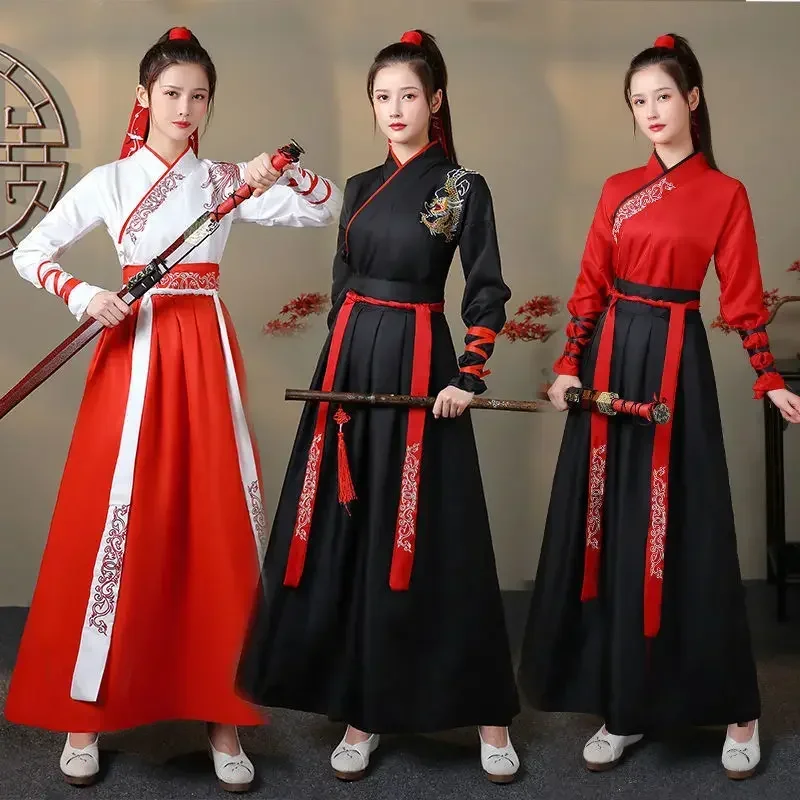 Vintage Fashion For Men - Moderne Hanfu Vrouwen Top Rok 2