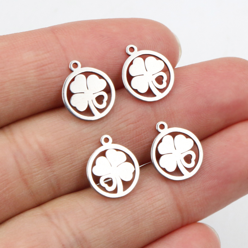 Vintage Fashion Stores - 30 stuks 12x10mm bedels 316 roestvrij