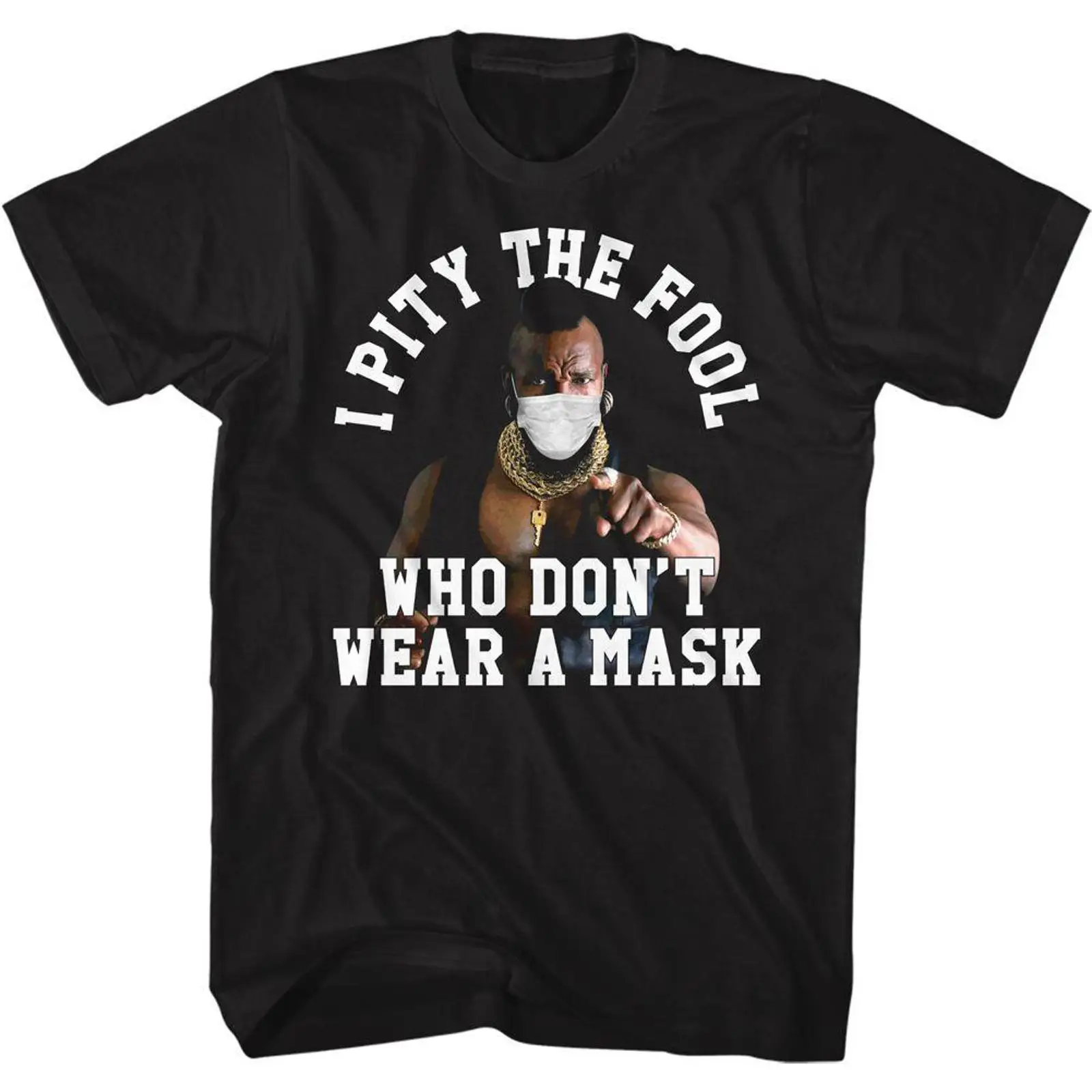Vintage Fashion Icons - Mr T Pity The Fool Mask
