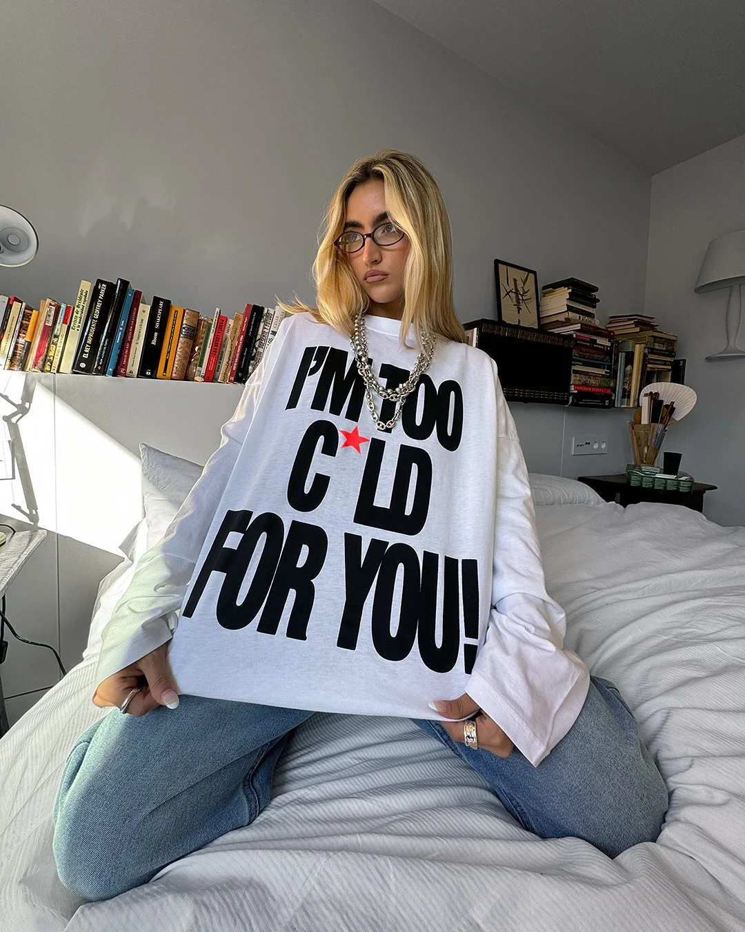 Tie Dye Shirt Vintage - Oversized Vintage Coldculture Jersey Lange Mouwen