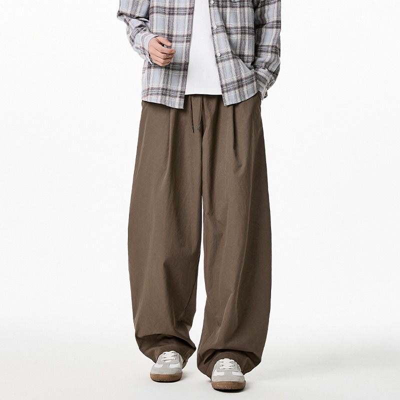 Wide Leg Trouser 70S - 2026 Lente Herfst Mannen Casual Wijde