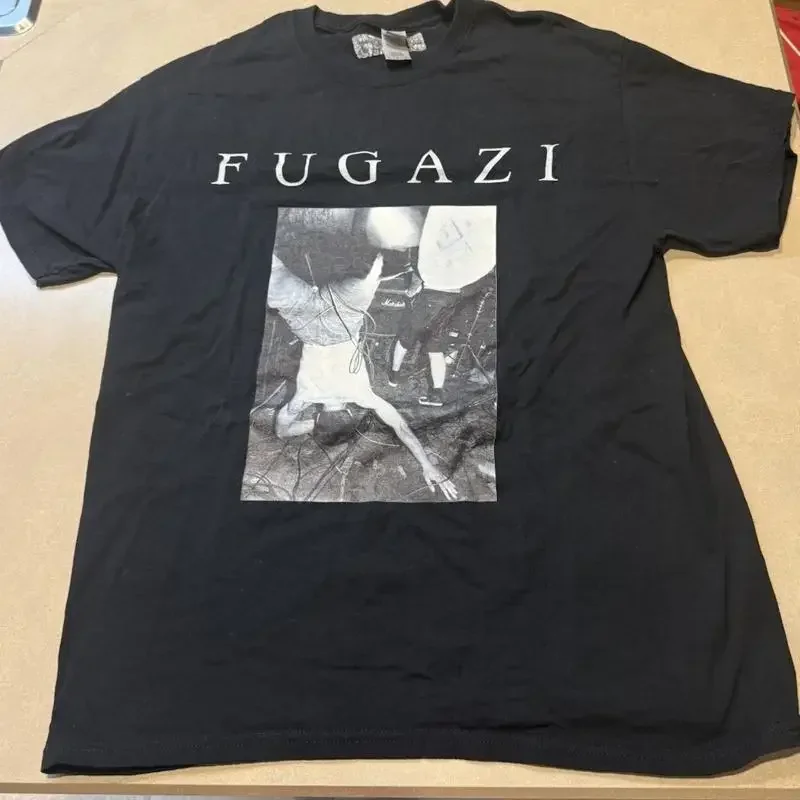 Band Tee Faded 90S - Zeldzaam Fugazi Vintage Style jaren 90