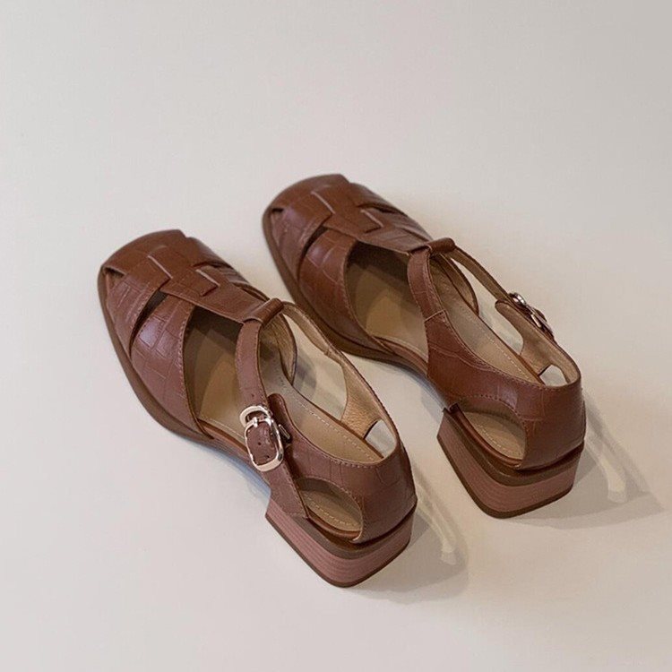 Vintage Fashion In 2026 - Damessandalen Zomer Nieuwe Mode Weave Vintage