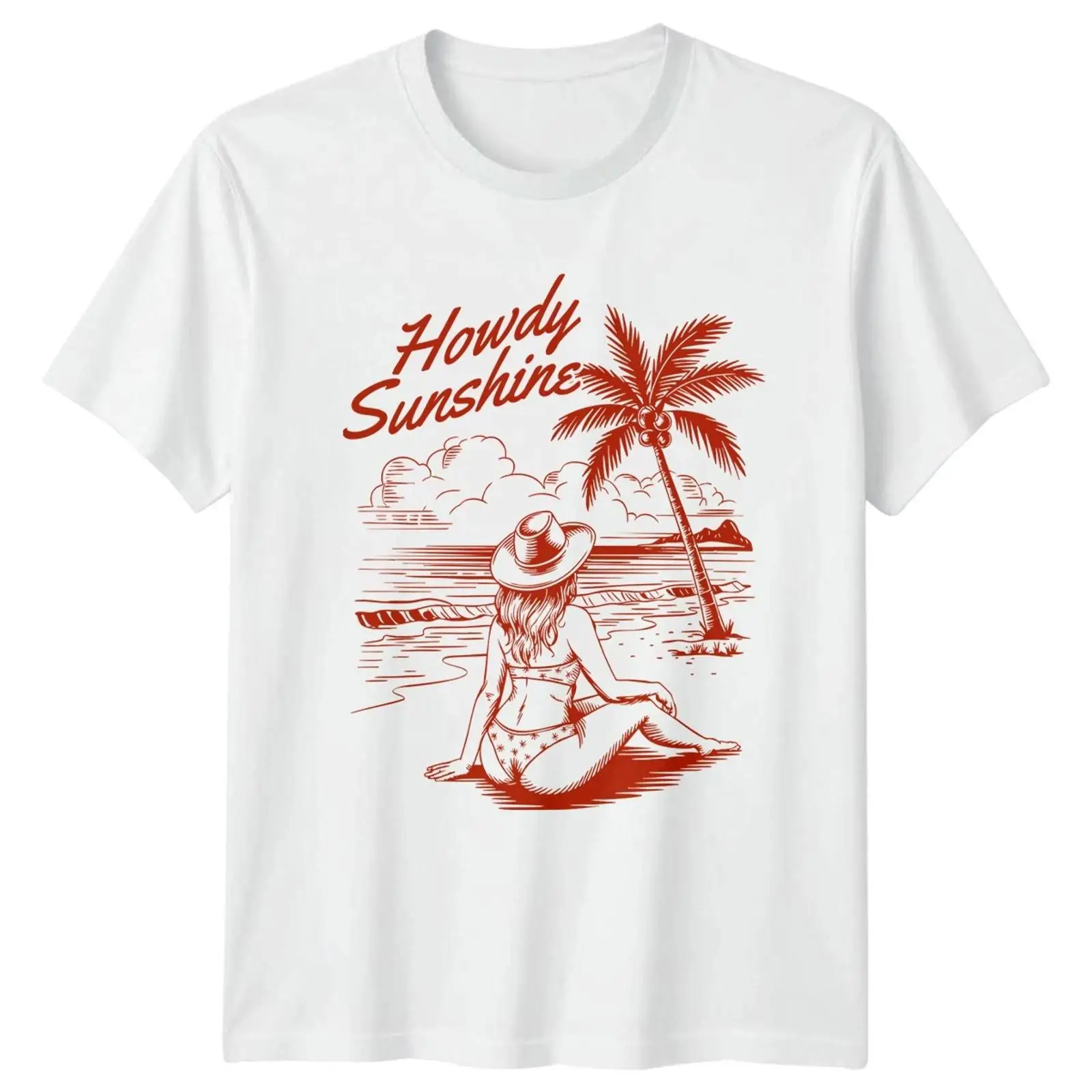 Vintage Fashion Herren - Howdy Sunshine Beach Sommer Reisen Dames