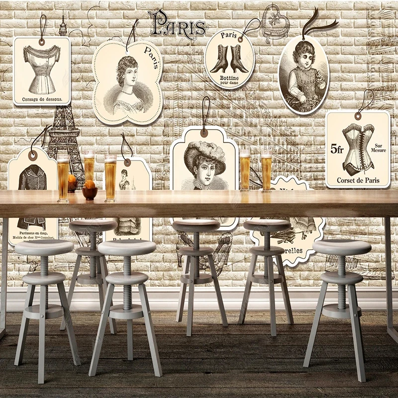 Vintage Fashion Photos - Europees vintage modelabel hangend etiket 3D
