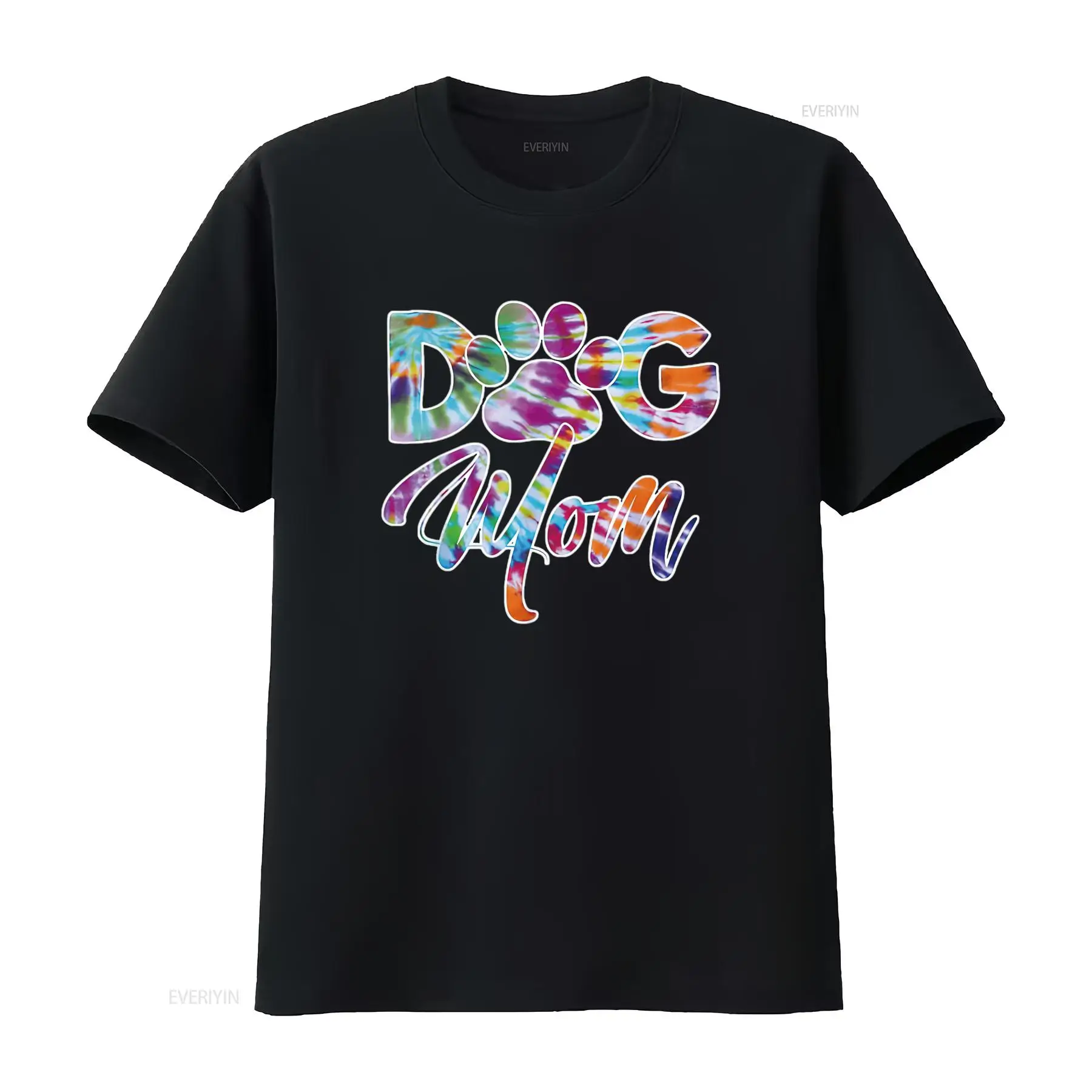 Tie Dye Shirt Vintage - Tie Dye Dog Mom-kleding voor dames