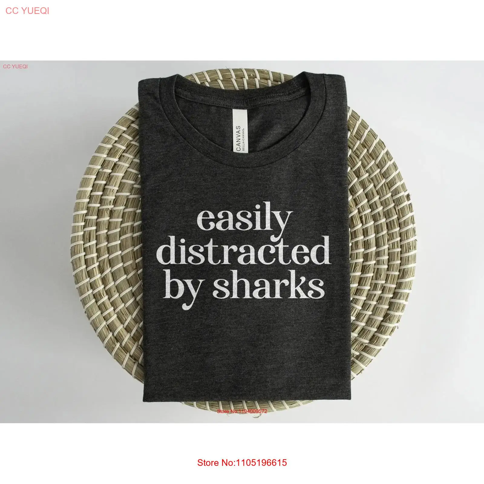 Vintage Fashion Week - Haai T-shirt gemakkelijk afgeleid door haaien
