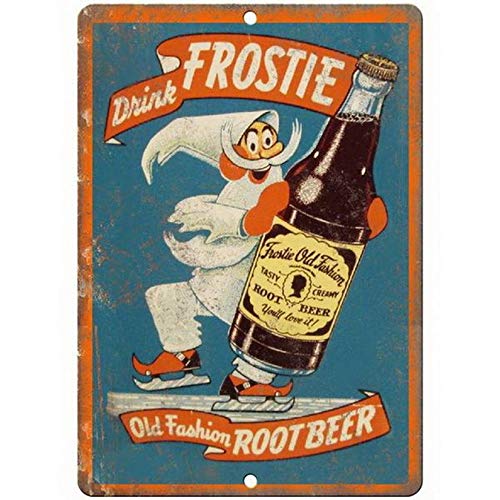 Vintage Fashion Looks - Frostie Old Fashion Root Beer Advertentiebord