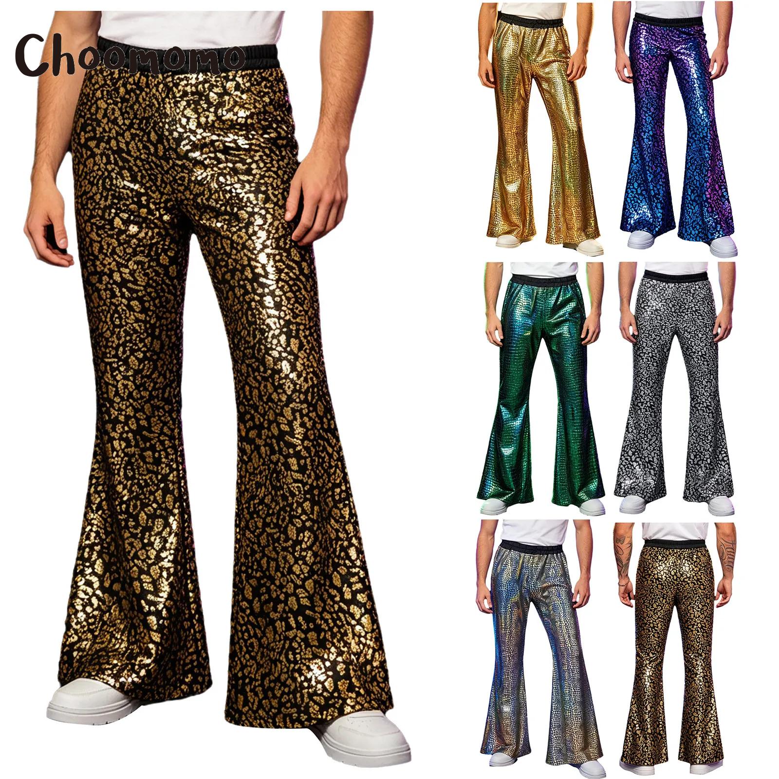 Wide Leg Trouser 70S - Heren Retro 70s 80s Disco Hippie