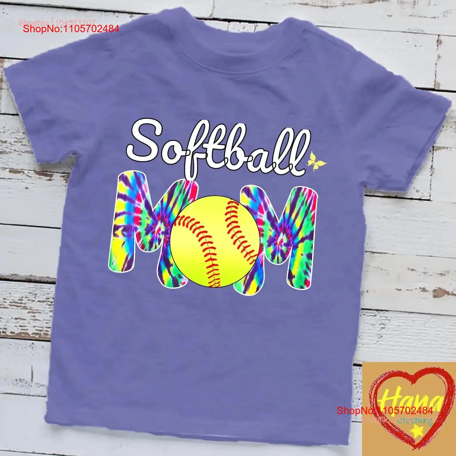 Tie Dye Shirt Vintage - Baseball Mom Love Tie Dye Softbal
