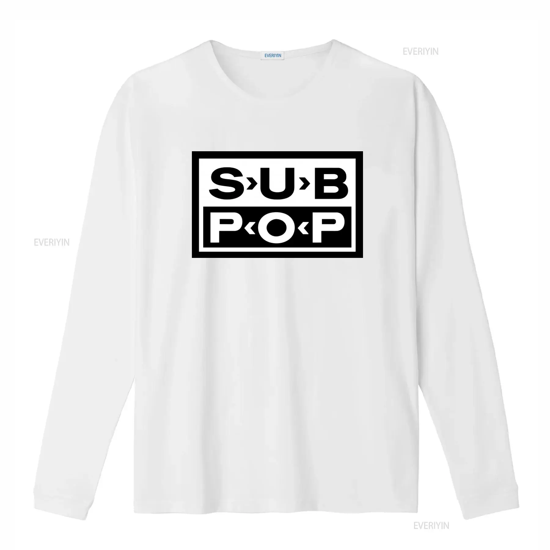 Sub Pop Logo T-shirt Zwart met - Vintage Fashion Stores recensie en prijs