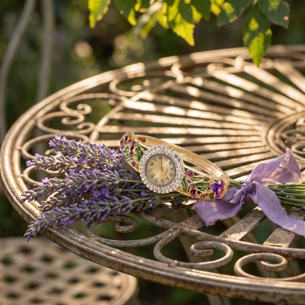 Rijk aan bloemen Vintage horlo - Vintage Fashion Week recensie en prijs