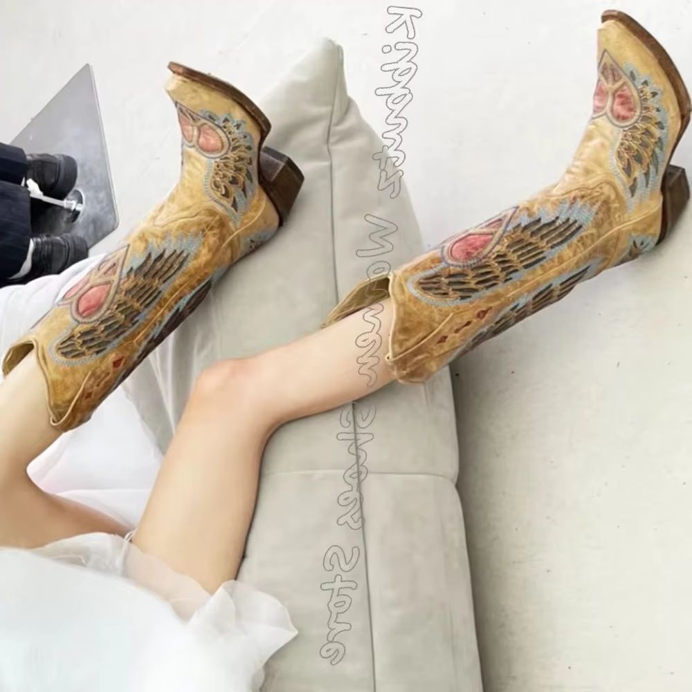 Geborduurde Cowboy Western Laa - Vintage Fashion Boots recensie en prijs
