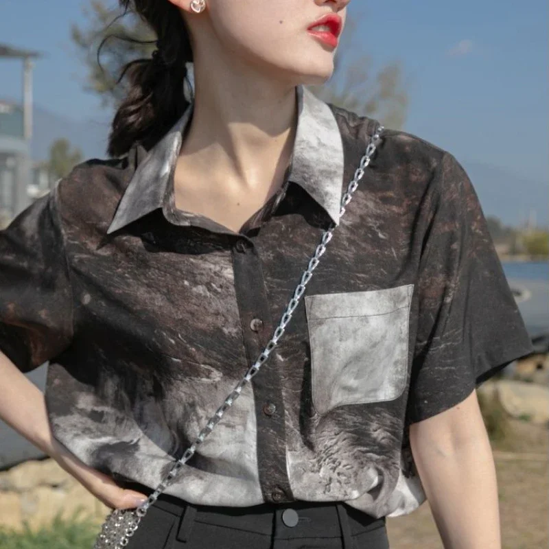 Shirt Vrouwen Cool Straight Ca - Tie Dye Shirt Vintage recensie en prijs
