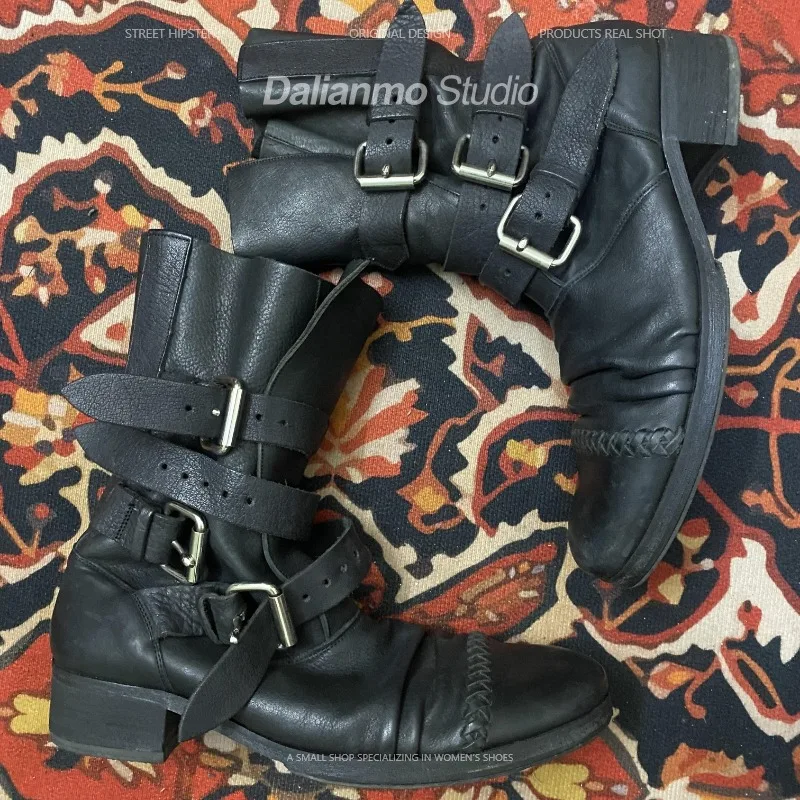 Mode heren lederen motorlaarze - Vintage Fashion For Men recensie en prijs