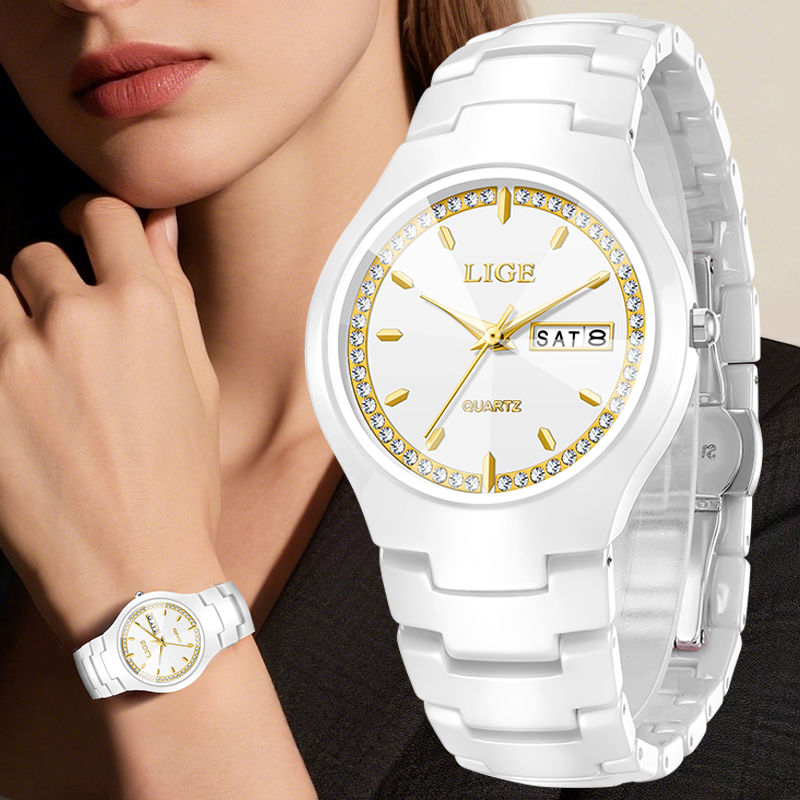 LIGE keramisch horloge Elegant - Vintage Fashion Week recensie en prijs