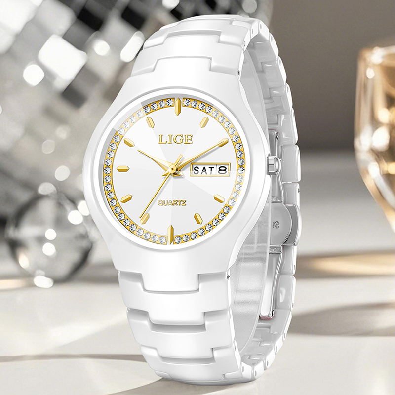 LIGE keramisch horloge Elegant - Vintage Fashion Week recensie en prijs