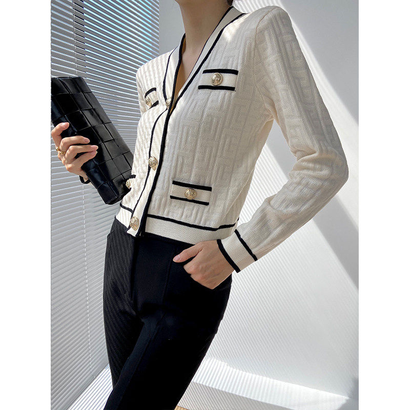Lente Herfst Nieuwe V-hals Lan - Crop Cardigan Vintage recensie en prijs