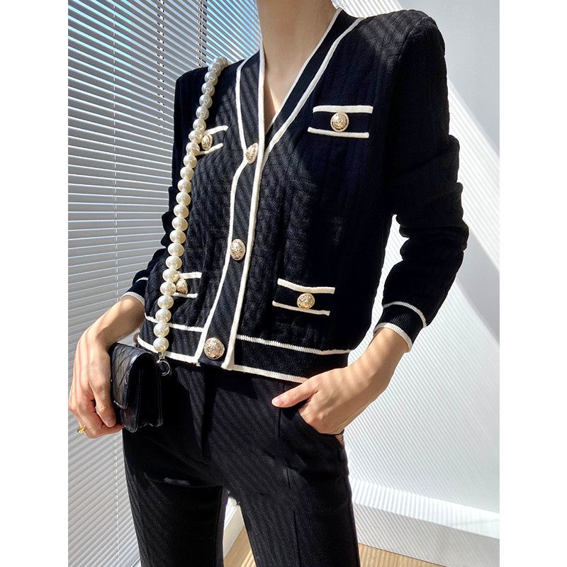 Lente Herfst Nieuwe V-hals Lan - Crop Cardigan Vintage recensie en prijs