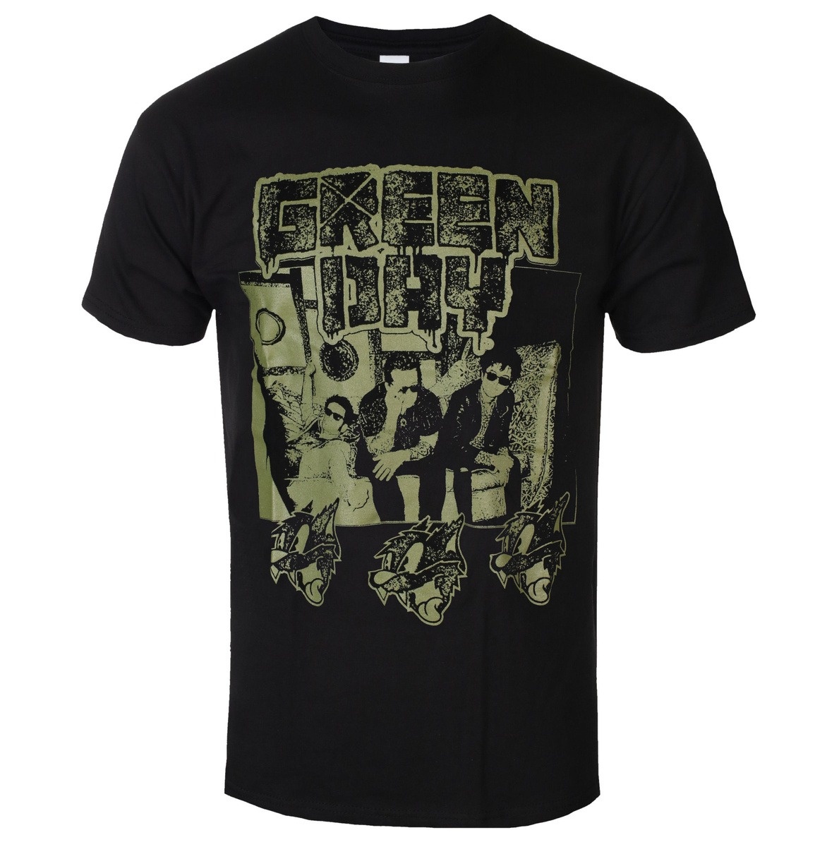 Green Day Distressed Faded Ban - Band Tee Faded 90S recensie en prijs