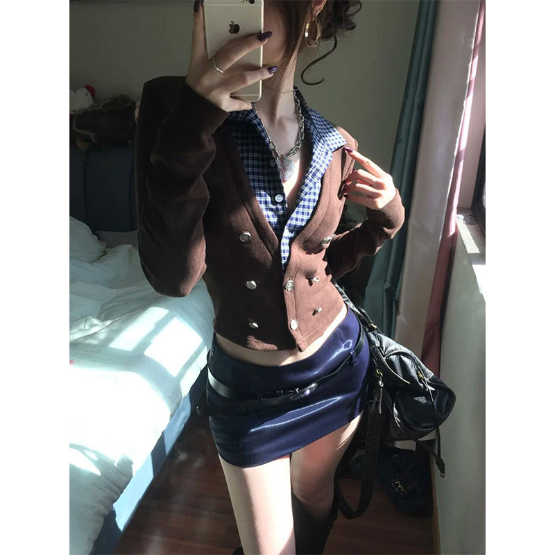 MEXZT Y2K Cropped Gebreid Vest - Crop Cardigan Vintage recensie en prijs