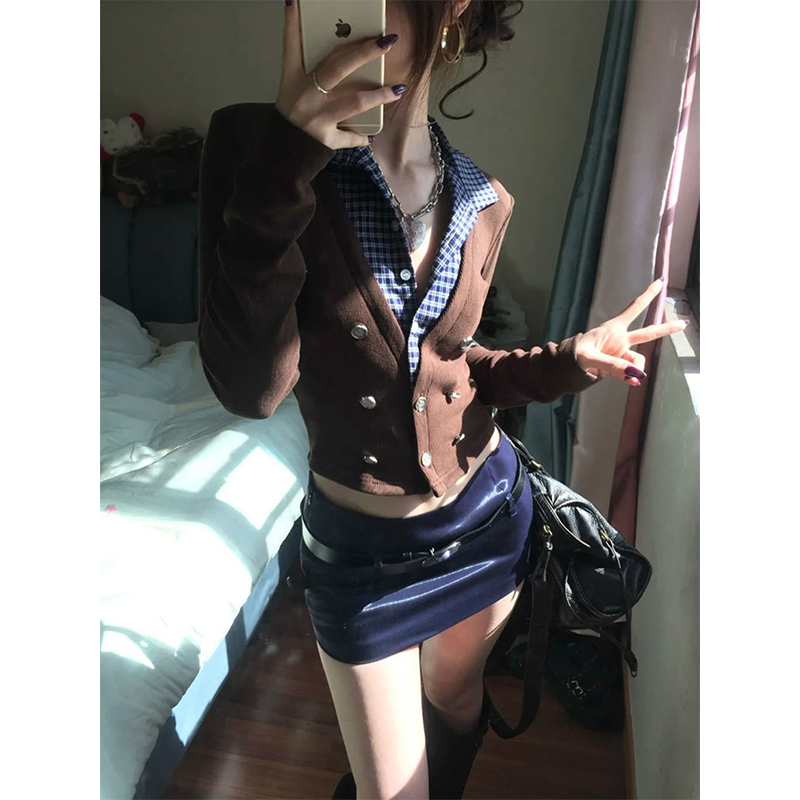 MEXZT Y2K Cropped Gebreid Vest - Crop Cardigan Vintage recensie en prijs