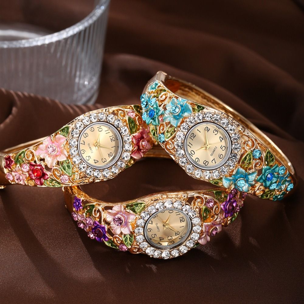 Rijk aan bloemen Vintage horlo - Vintage Fashion Week recensie en prijs