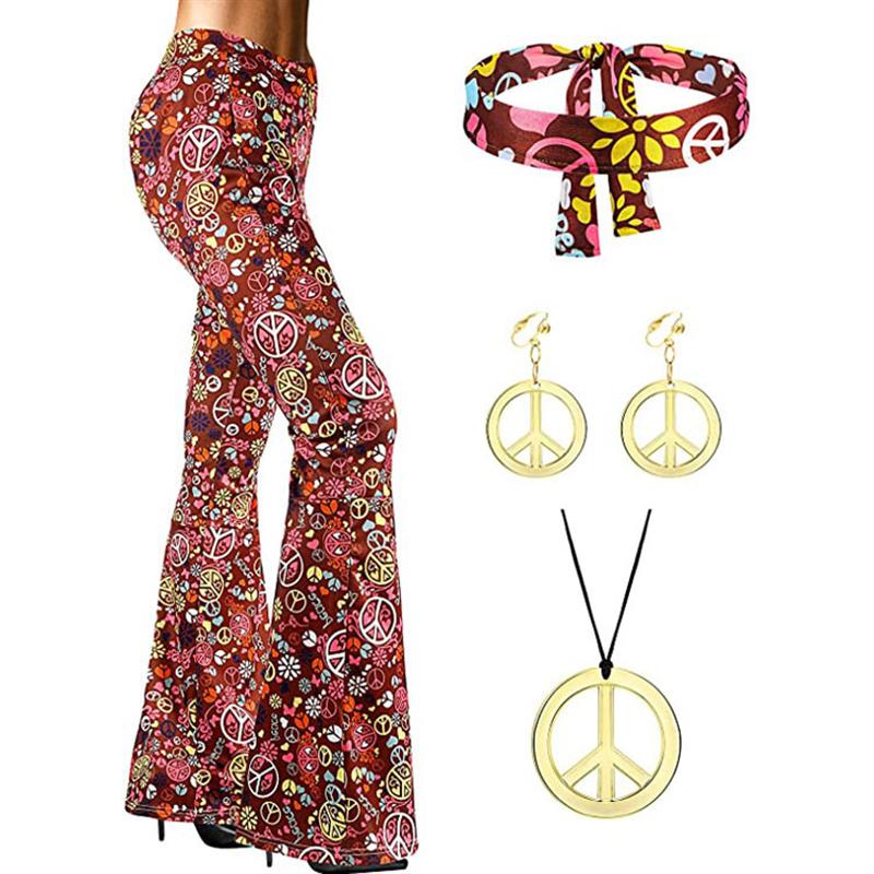 Bohemian Print Flared Broek Ha - Wide Leg Trouser 70S recensie en prijs