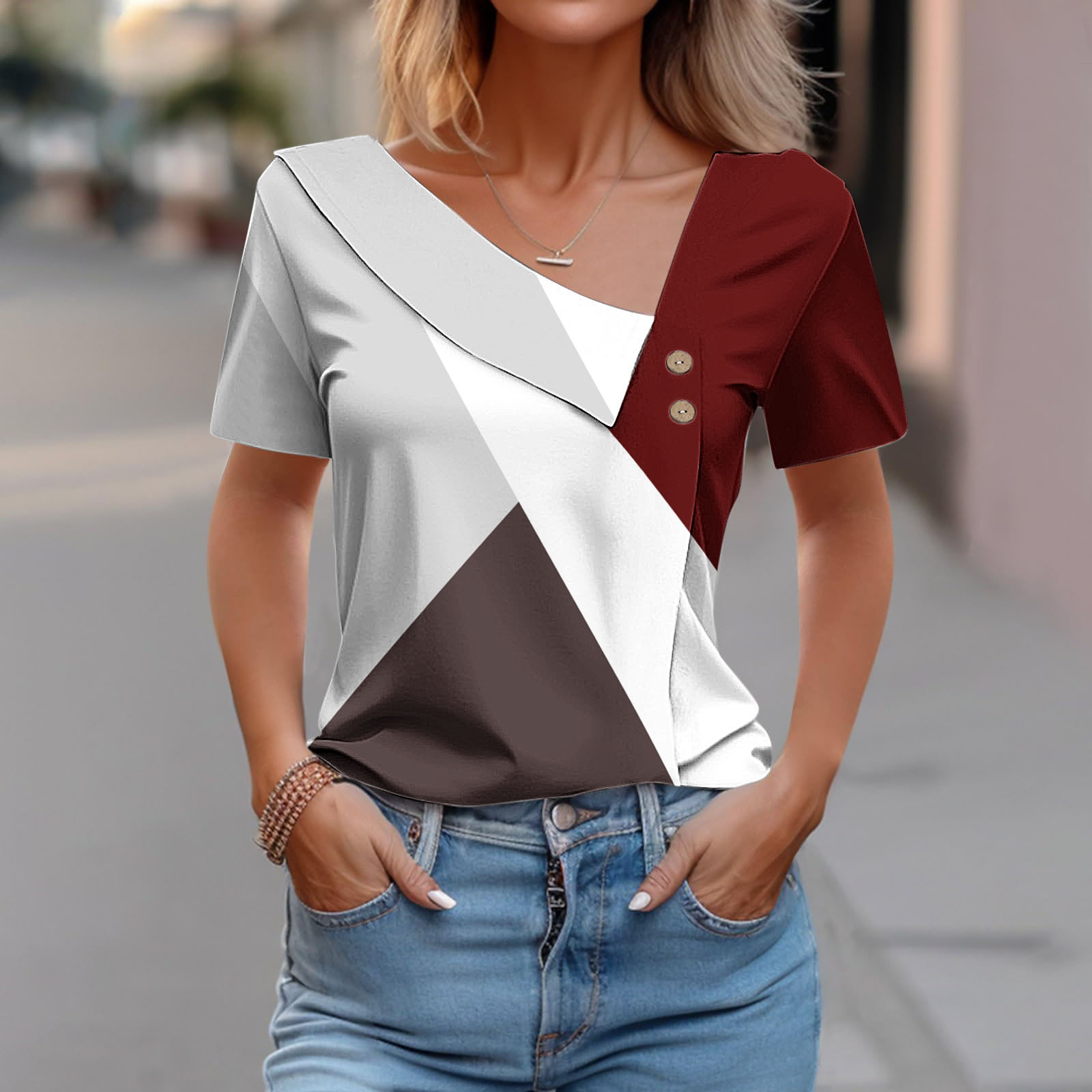 Mode Dames T-Shirt Met Korte M - Tie Dye Shirt Vintage recensie en prijs