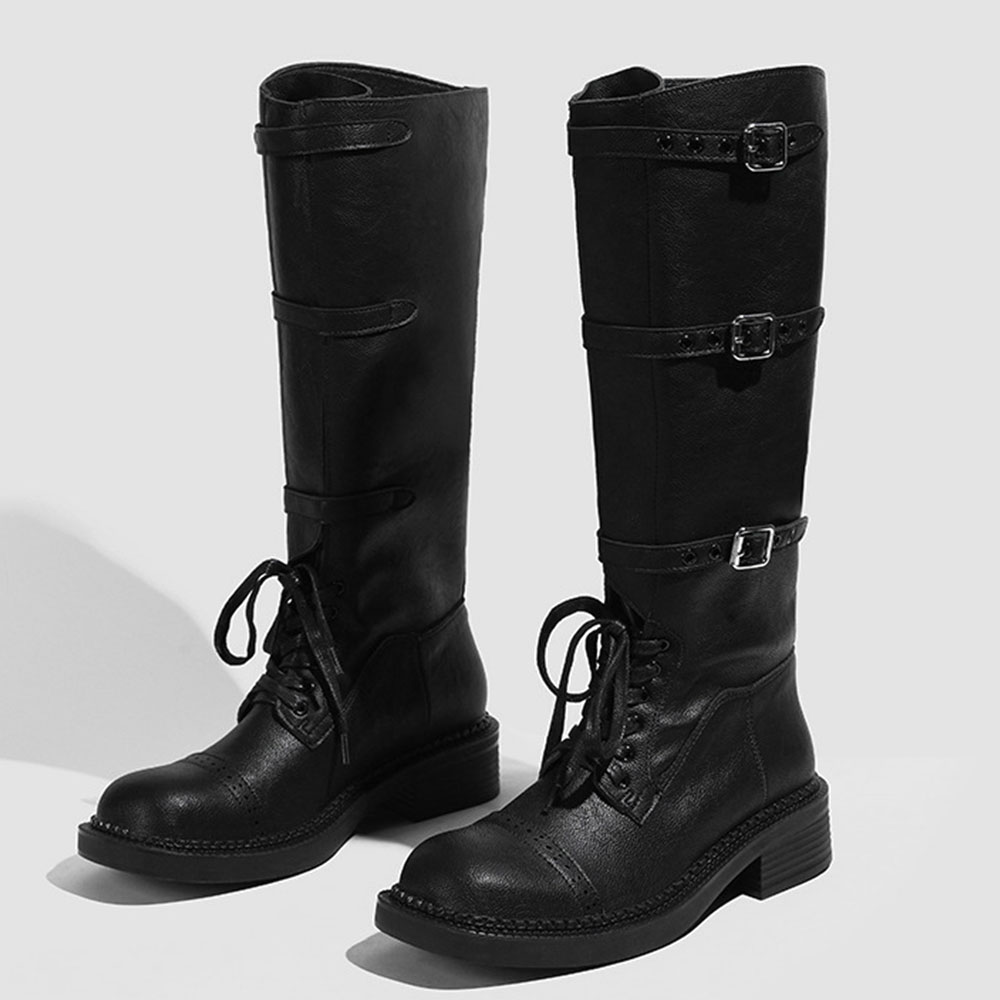 Dames Kniehoge Laarzen Vintage - Vintage Fashion Boots recensie en prijs