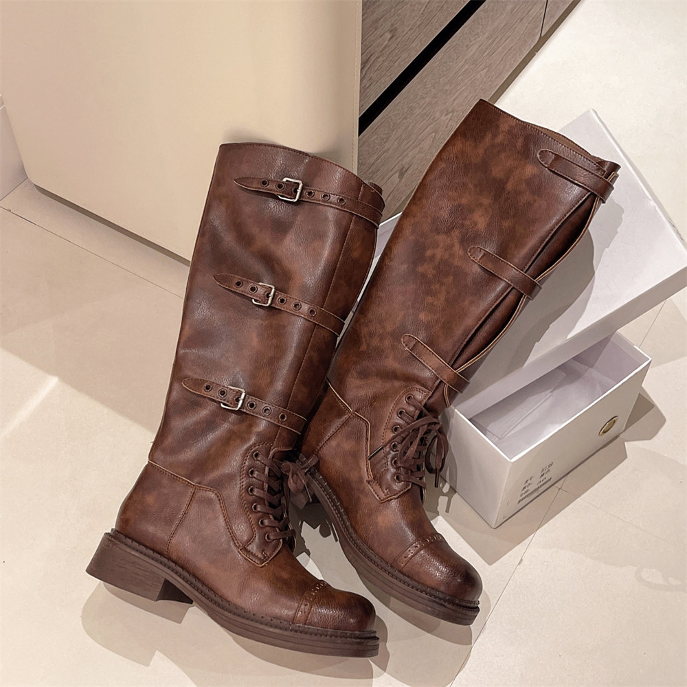 Dames Kniehoge Laarzen Vintage - Vintage Fashion Boots recensie en prijs