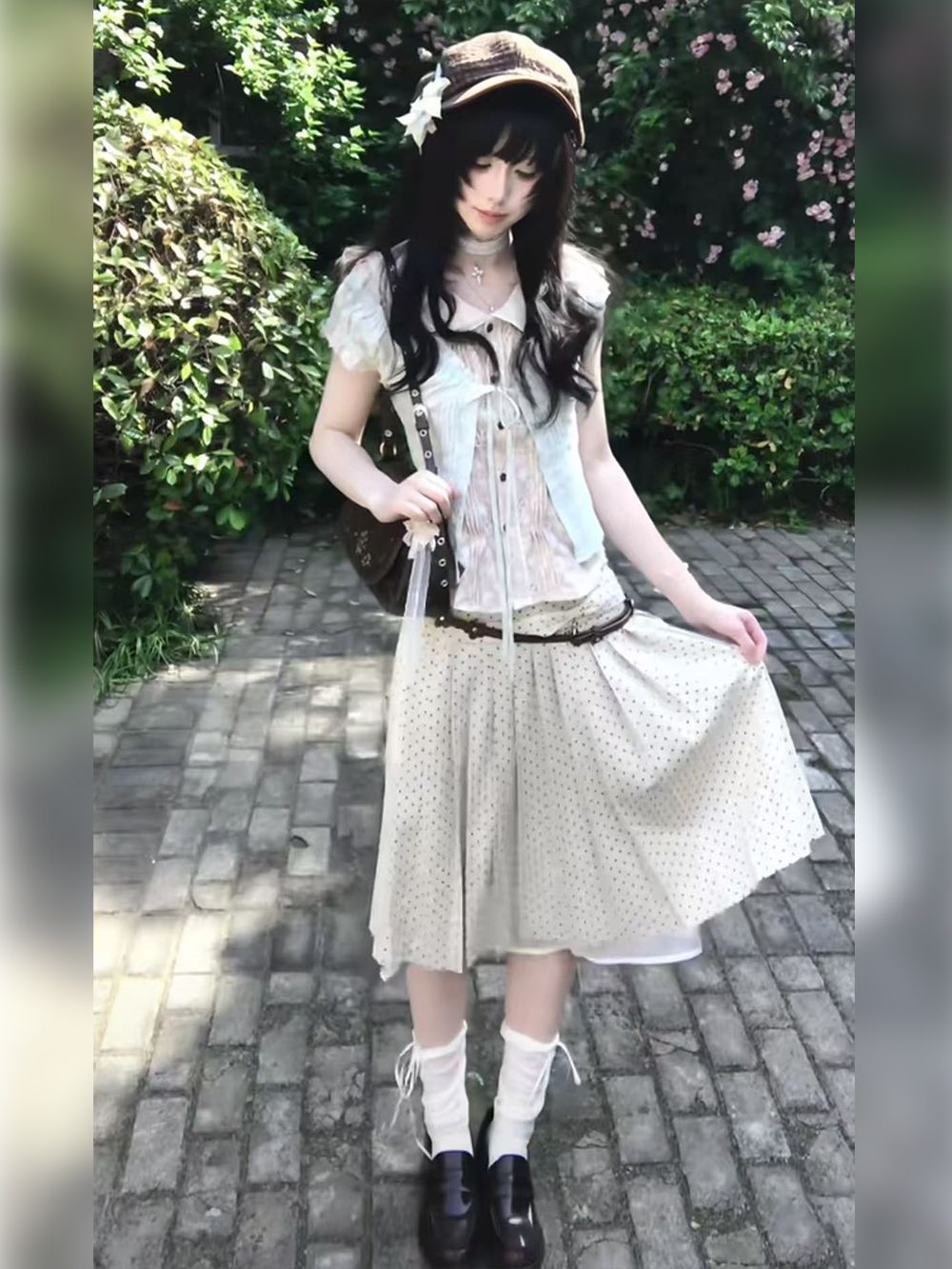 Japanse vintage zoete coquette - Crop Cardigan Vintage recensie en prijs