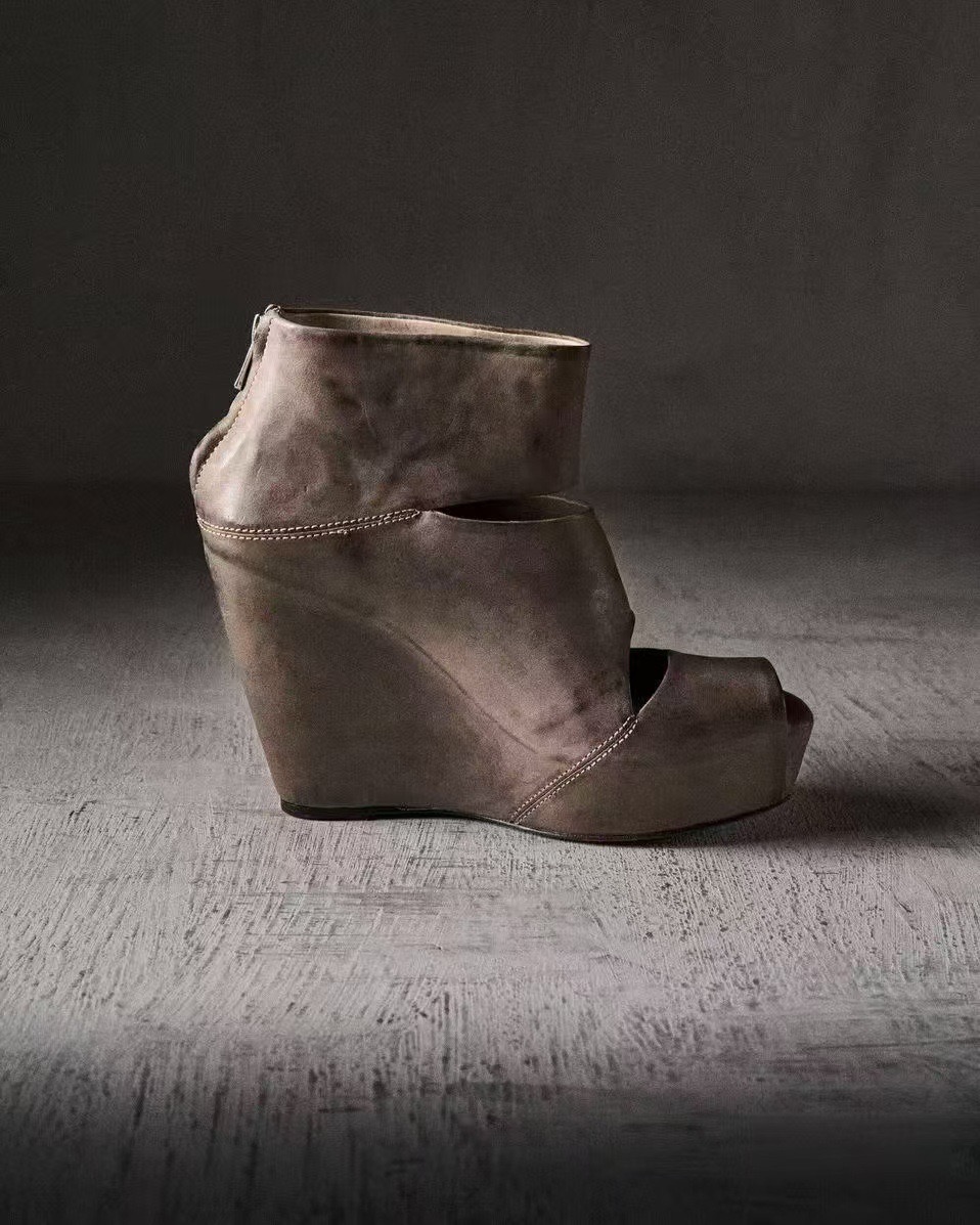 Zomer nieuwe dames vintage gri - Vintage Fashion Boots recensie en prijs
