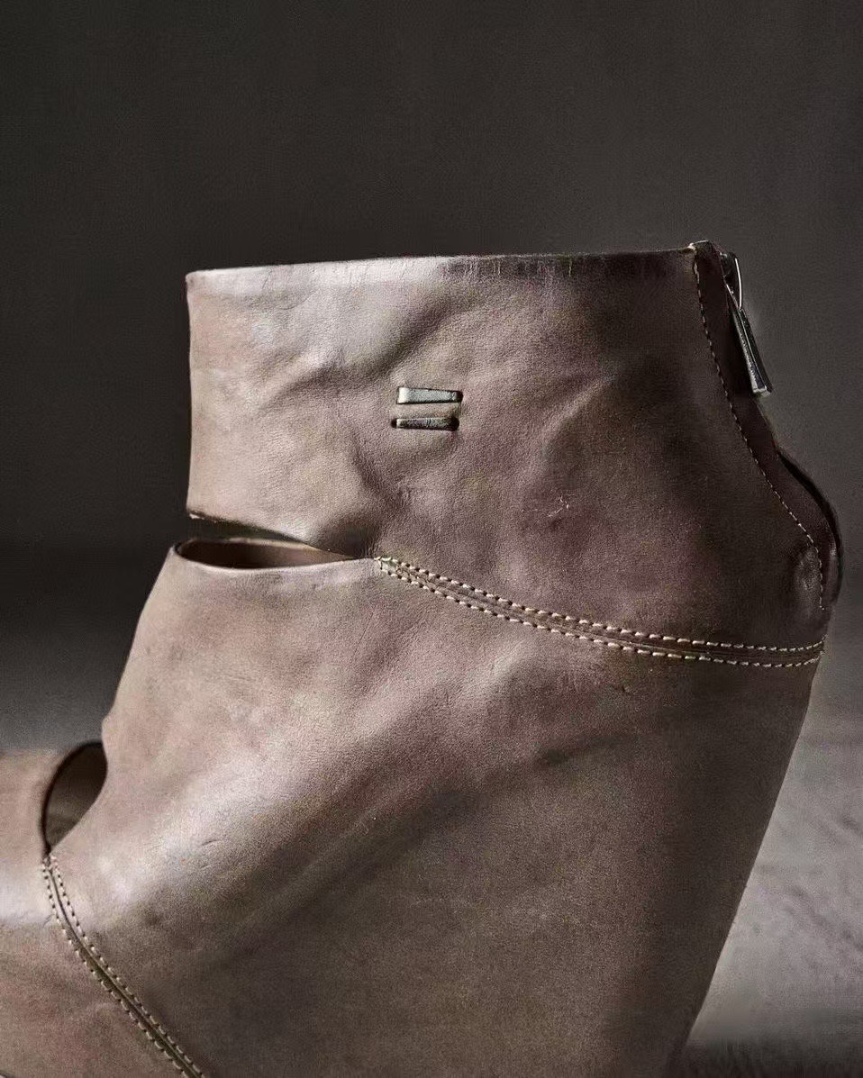 Zomer nieuwe dames vintage gri - Vintage Fashion Boots recensie en prijs