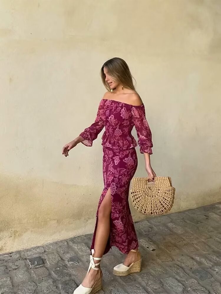Vintage sexy elegante bedrukte - Vintage Fashion Club recensie en prijs