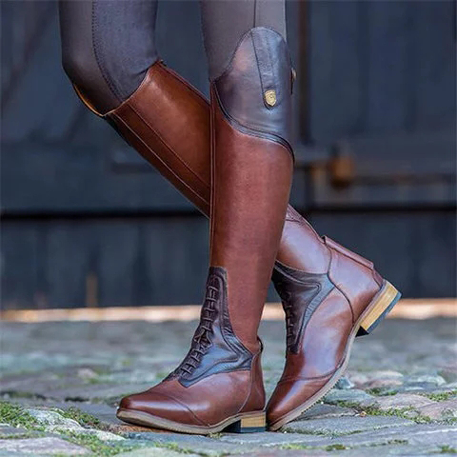 Kniehoge laars Casual laars Mo - Vintage Fashion Boots recensie en prijs