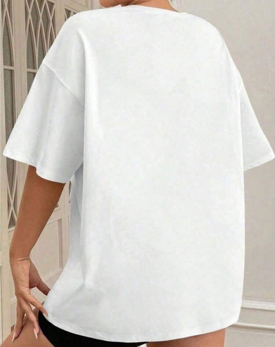 [Graphic Tee] 100% katoen I'd  - Thrift Vintage Fashion Usa recensie en prijs