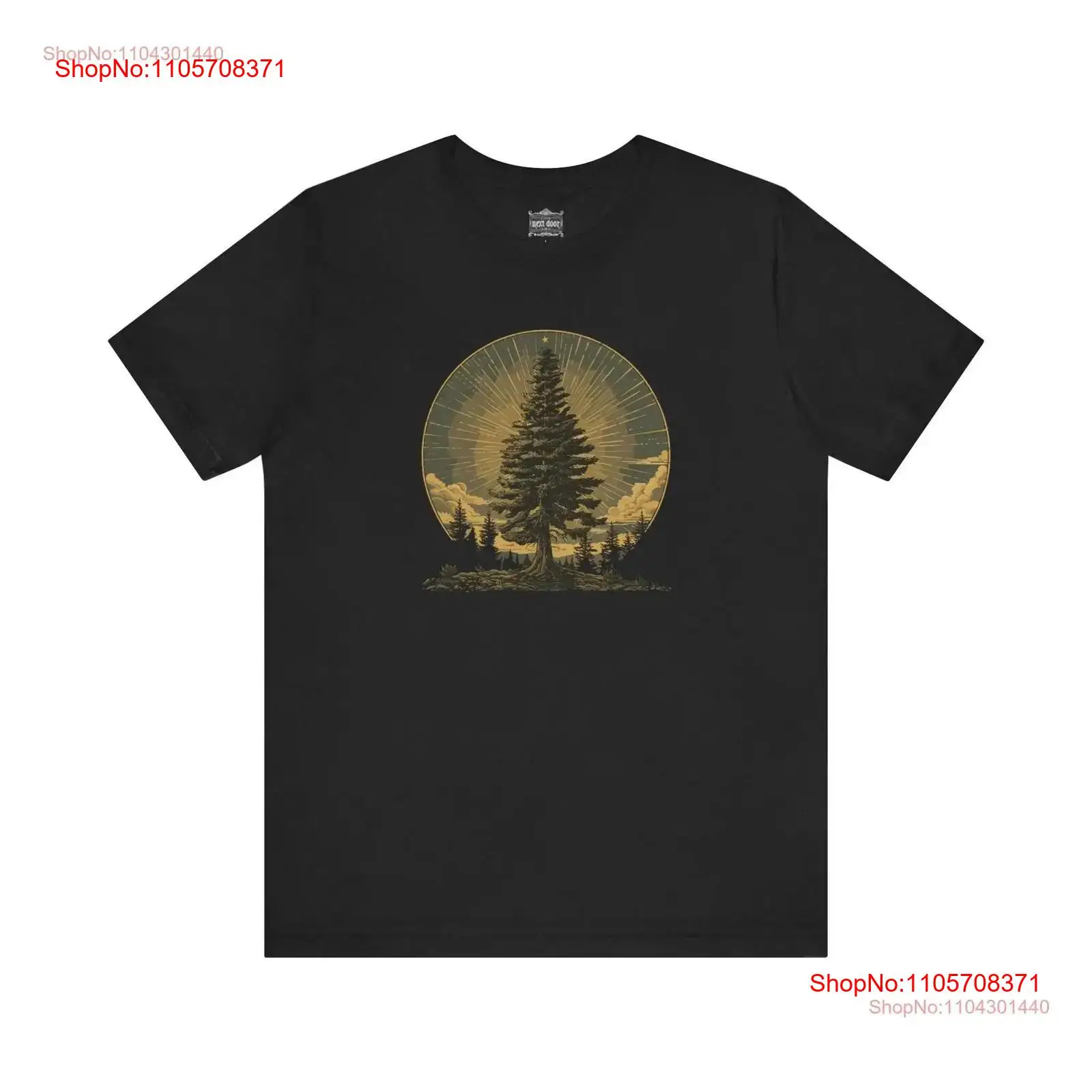 Jersey T-shirt Evergreen Tree  - Vintage Fashion Icons recensie en prijs