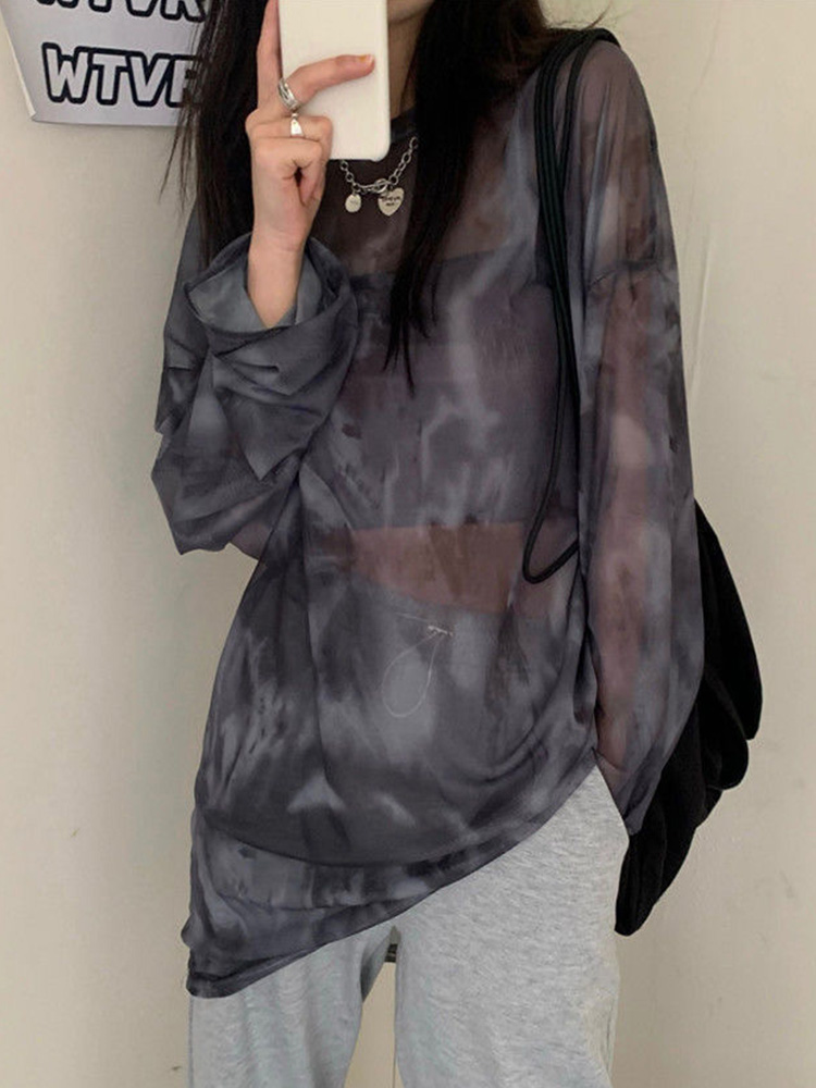 T-shirt Dames Tie Dye Lange mo - Tie Dye Shirt Vintage recensie en prijs