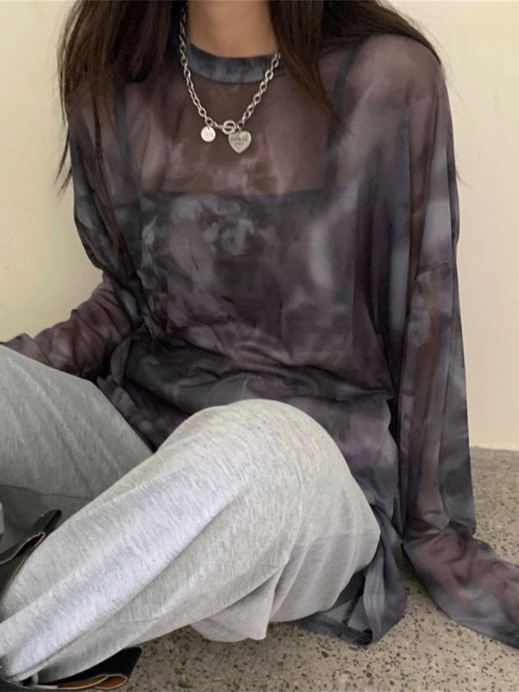 T-shirt Dames Tie Dye Lange mo - Tie Dye Shirt Vintage recensie en prijs