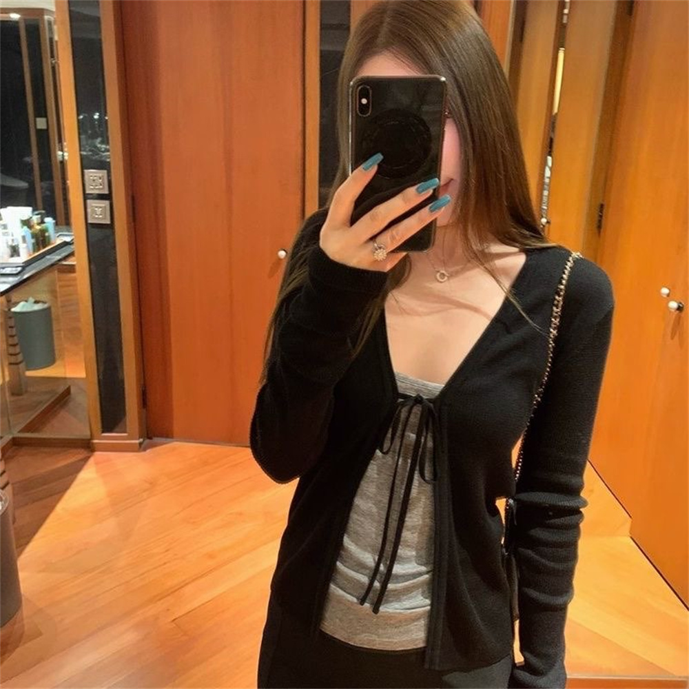 Dames breien dun vest met lang - Crop Cardigan Vintage recensie en prijs