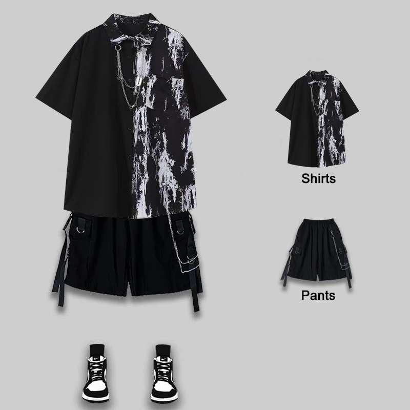 Arens Techwear Heren Zomerpak  - Tie Dye Shirt Vintage recensie en prijs