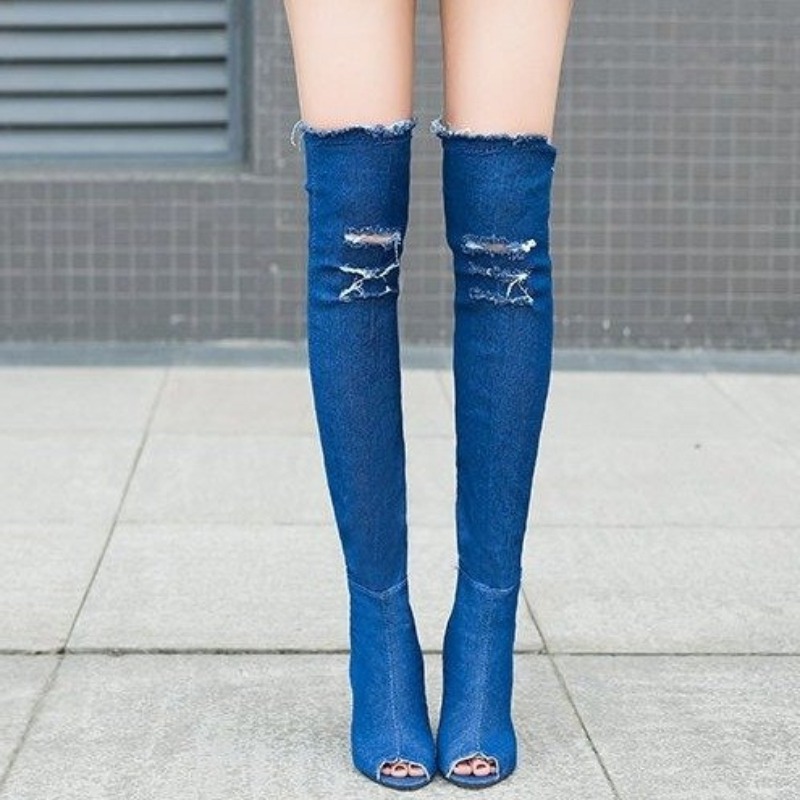Dames Fish Mouth Open Toe Comf - Vintage Fashion Boots recensie en prijs