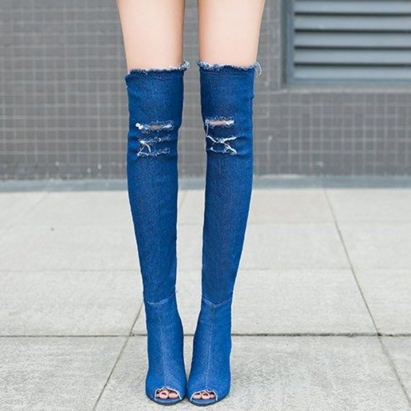 Dames Fish Mouth Open Toe Comf - Vintage Fashion Boots recensie en prijs